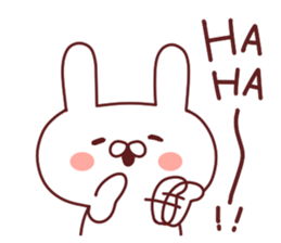 Favorable degree rabbit New Years! sticker #14311547