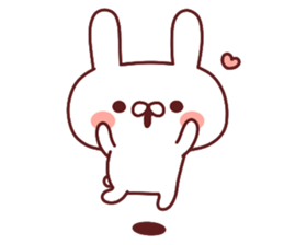 Favorable degree rabbit New Years! sticker #14311554