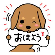 Life of the dachshund sticker #14311846