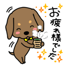 Life of the dachshund sticker #14311847