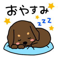 Life of the dachshund sticker #14311848