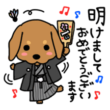 Life of the dachshund sticker #14311854