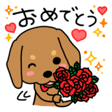 Life of the dachshund sticker #14311865