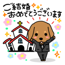Life of the dachshund sticker #14311870