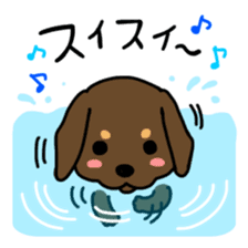 Life of the dachshund sticker #14311871