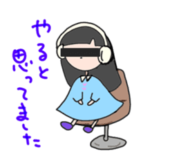 headphone boy&girl sticker #14313195