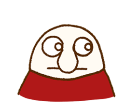 A man who never blinks sticker #14313296