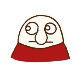 A man who never blinks sticker #14313298