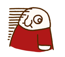 A man who never blinks sticker #14313299