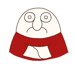 A man who never blinks sticker #14313300