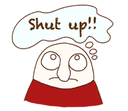 A man who never blinks sticker #14313301