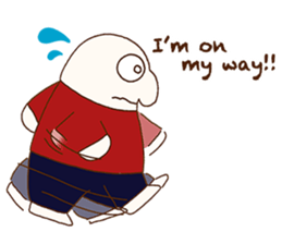 A man who never blinks sticker #14313305