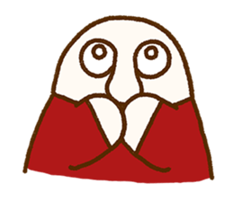 A man who never blinks sticker #14313312