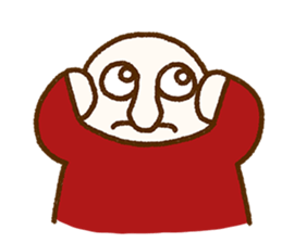 A man who never blinks sticker #14313313