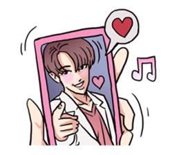 AsB - 138 I Have Some Guys On My Phone! sticker #14313359