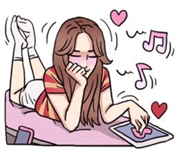 AsB - 138 I Have Some Guys On My Phone! sticker #14313363