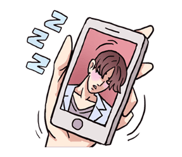 AsB - 138 I Have Some Guys On My Phone! sticker #14313375