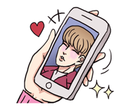 AsB - 138 I Have Some Guys On My Phone! sticker #14313383