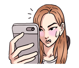 AsB - 138 I Have Some Guys On My Phone! sticker #14313384