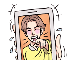 AsB - 138 I Have Some Guys On My Phone! sticker #14313385