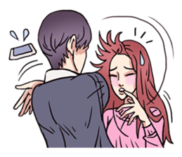 AsB - 138 I Have Some Guys On My Phone! sticker #14313386