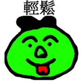 Face chart (laugh) sticker #14313863