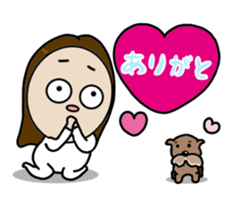 Big Eyes Japanese Girl's Daily Routine 3 sticker #14313921