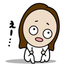 Big Eyes Japanese Girl's Daily Routine 3 sticker #14313922