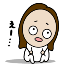 Big Eyes Japanese Girl's Daily Routine 3 sticker #14313922