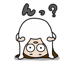 Big Eyes Japanese Girl's Daily Routine 3 sticker #14313924