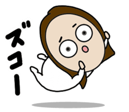 Big Eyes Japanese Girl's Daily Routine 3 sticker #14313932