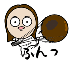 Big Eyes Japanese Girl's Daily Routine 3 sticker #14313938