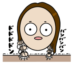 Big Eyes Japanese Girl's Daily Routine 3 sticker #14313946