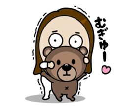 Big Eyes Japanese Girl's Daily Routine 3 sticker #14313949