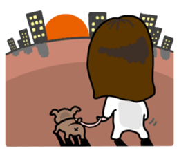 Big Eyes Japanese Girl's Daily Routine 3 sticker #14313954