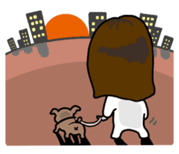 Big Eyes Japanese Girl's Daily Routine 3 sticker #14313954