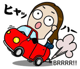 Big Eyes Japanese Girl's Daily Routine 3 sticker #14313957