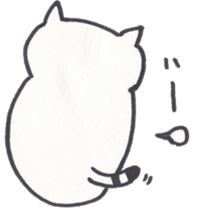 Stripe Cat Sticker sticker #14313999