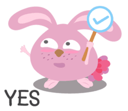 Gym bunny sticker #14314034