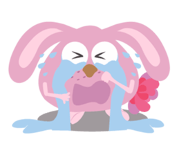 Gym bunny sticker #14314041