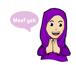 hi hijab sticker #14314182