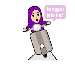 hi hijab sticker #14314186