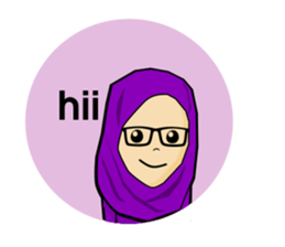 hi hijab sticker #14314187