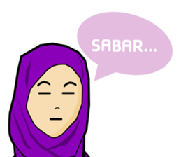 hi hijab sticker #14314188