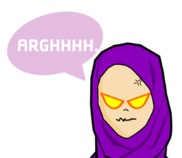 hi hijab sticker #14314189