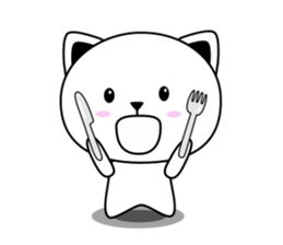 Kawaii Japanese cats 2 sticker #14314883