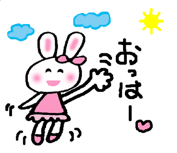 a kawaii kawaii rabbit sticker #14316155