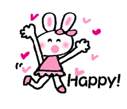a kawaii kawaii rabbit sticker #14316165