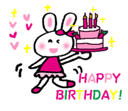 a kawaii kawaii rabbit sticker #14316166