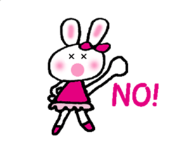 a kawaii kawaii rabbit sticker #14316170
